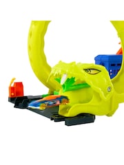 Mattel Games Hot Wheels City Snake Attack Gas Station Playset - Image 6 of 8