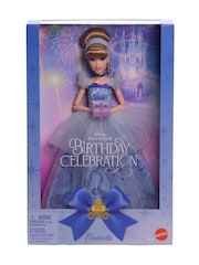 Mattel Games Disney Princess Birthday Cinderella Doll - Image 1 of 6