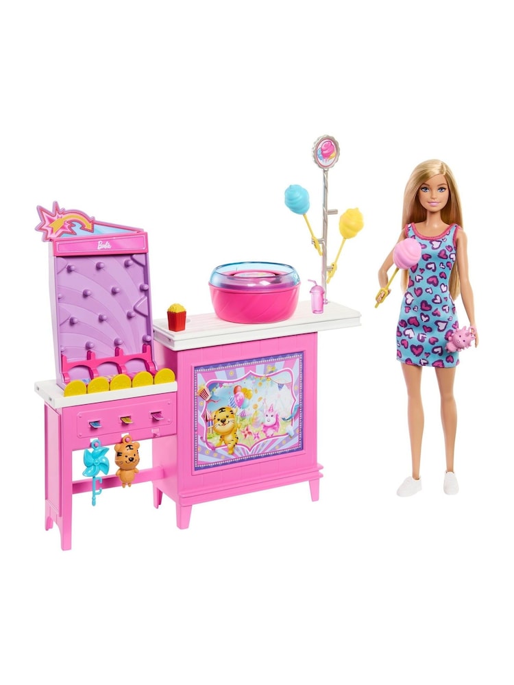 Mattel Games Barbie Cotton Candy Game & Doll Playset - Image 2 of 6 Mattel Games Barbie Cotton Candy Game & Doll Playset - Image 2 of 6