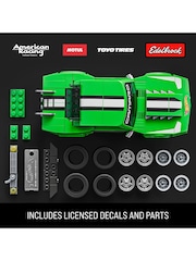 Mattel Games Hot Wheels Brick Shop Speed Custom 68 Camero - Image 2 of 4