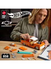 Mattel Games Hot Wheels Brick Shop Elite Custom 62 Chevy Pickup - Image 5 of 6
