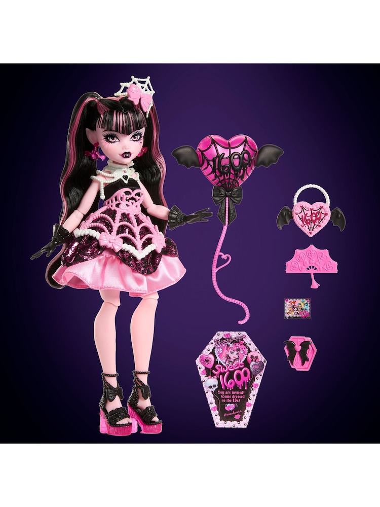 Mattel Games Monster High Scary Sweet Birthday Draculaura - Image 5 of 5