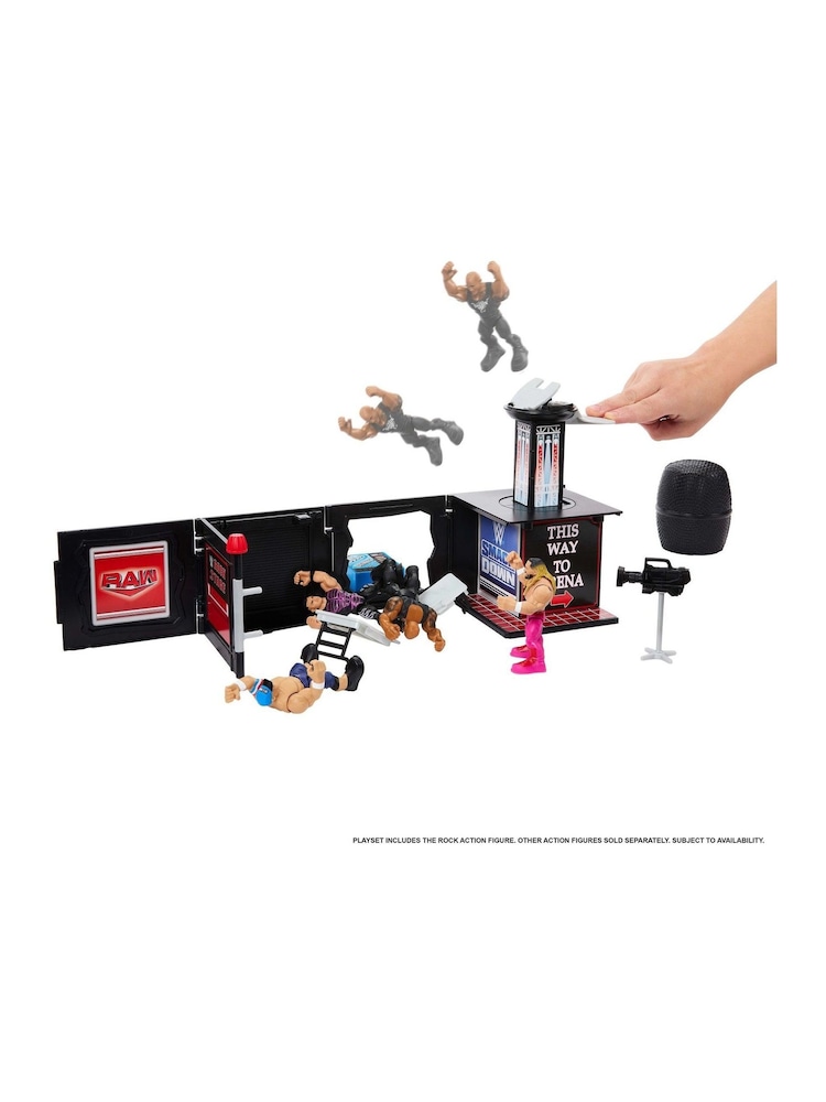 Mattel Games WWE Knuckle Crunchers Microphone Playset - Image 6 of 6 Mattel Games WWE Knuckle Crunchers Microphone Playset - Image 6 of 6
