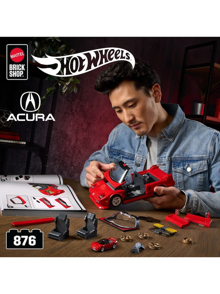 Mattel Games Hot Wheels Brick Shop Elite 90 Acura NSX - Image 2 of 7 Mattel Games Hot Wheels Brick Shop Elite 90 Acura NSX - Image 2 of 7