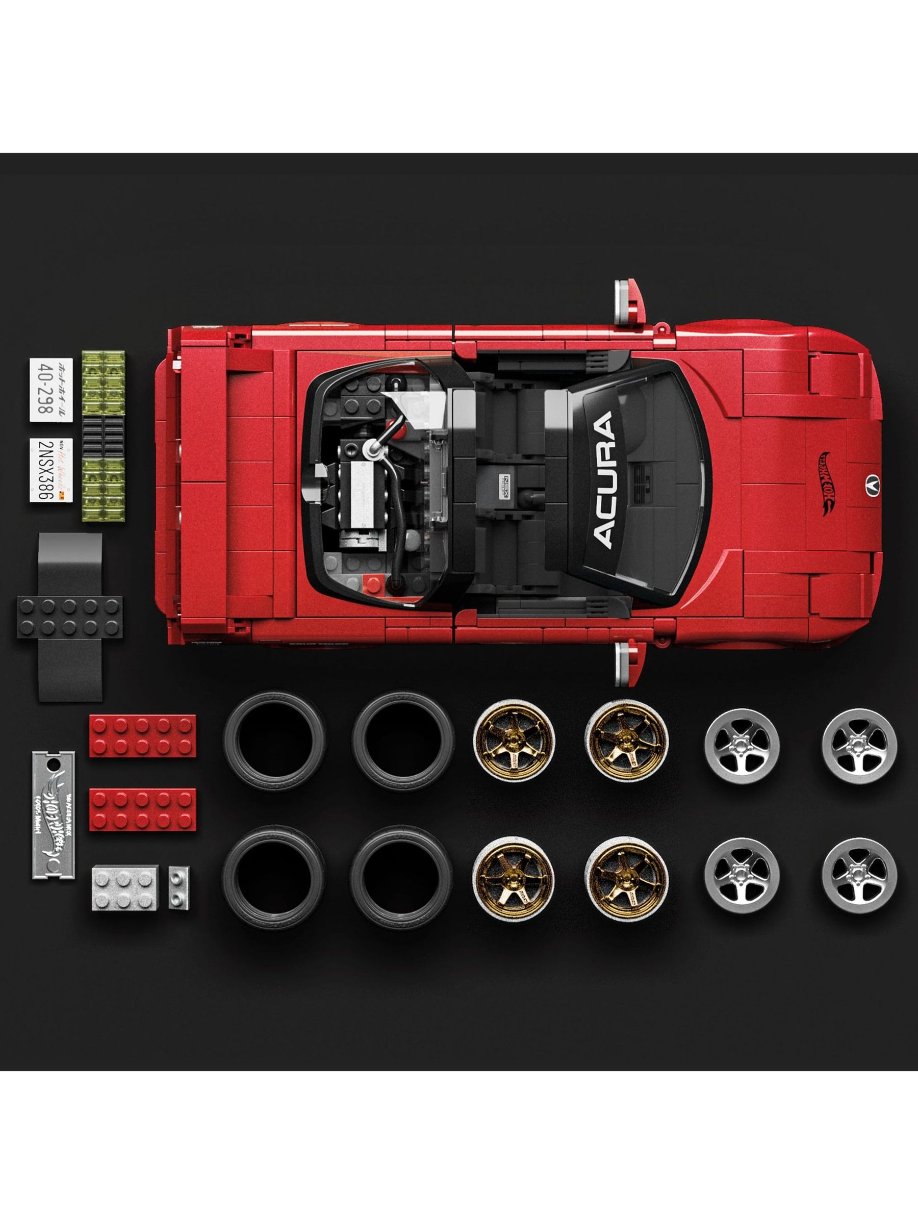 Buy Mattel Games Hot Wheels Brick Shop Elite 90 Acura NSX from the