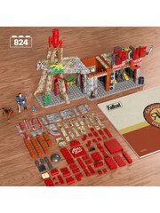 Mattel Games Mega Bloks Fallout Red Rocket Truck Stop Playset - Image 3 of 6