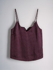 The Set 3 Pack Satin Cami and Short Pyjamas Set Berry/Spot/Stripe - Image 11 of 14