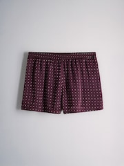 The Set 3 Pack Satin Cami and Short Pyjamas Set Berry/Spot/Stripe - Image 12 of 14