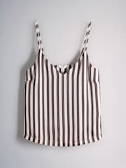 The Set 3 Pack Satin Cami and Short Pyjamas Set Berry/Spot/Stripe - Image 4 of 6