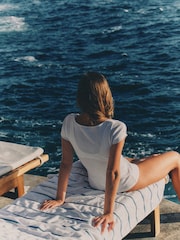 The Set Scoop Neck Button Through Tops - Imagen 3 de 6