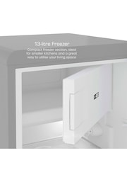 Swan Grey Retro Under Counter Fridge - Image 5 of 7