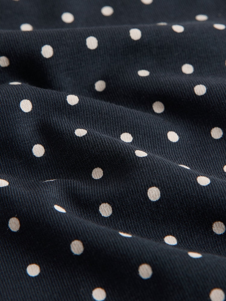 The Set 3 Pack Crossover Strappy Camis Navy Blue Spot/Light Pink/Plum - Image 9 of 9