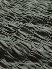 The Set 2 Pack Shirred Maxi Jersey Dresses Khaki Green/Black - Image 8 of 9