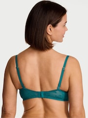 Victoria's Secret True Teal Blue Push Up Lace Bra - Image 2 of 2