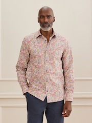 Pink Signature Made with Liberty Fabric Long Sleeve Shirt - Image 1 of 9