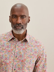 Pink Signature Made with Liberty Fabric Long Sleeve Shirt - Image 5 of 9