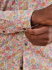 Pink Signature Made with Liberty Fabric Long Sleeve Shirt - Image 6 of 9