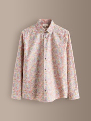Pink Signature Made with Liberty Fabric Long Sleeve Shirt - Image 7 of 9