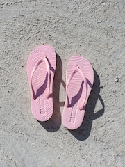 Sleepers Pink Tapered Slim Flip Flops - Image 2 of 3