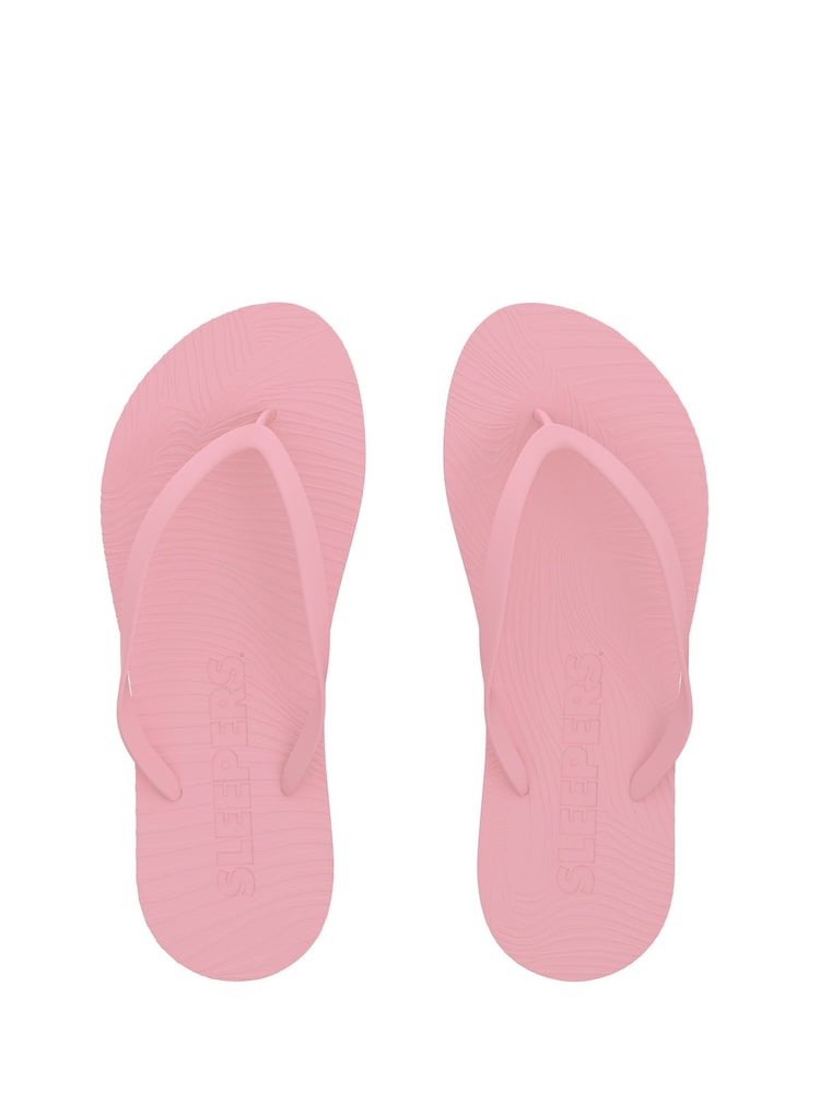 Sleepers Pink Tapered Slim Flip Flops - Image 3 of 3