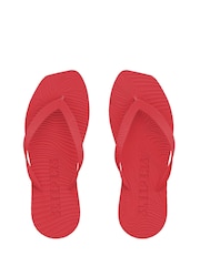 Sleepers Red Tapered Platform Flip Flops - Image 1 of 3