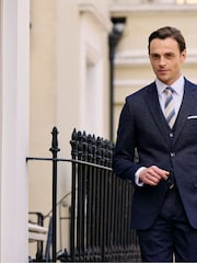 Skopes Blue Boyd Puppytooth Tailored Fit Suit Jacket - Image 5 of 7
