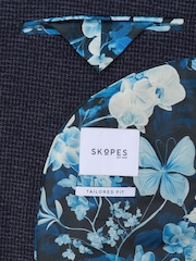 Skopes Blue Boyd Puppytooth Tailored Fit Suit Jacket - Image 7 of 7
