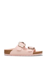 Birkenstock Pink Kids Arizona Flowers Birko Flor Sandals - Image 1 of 3