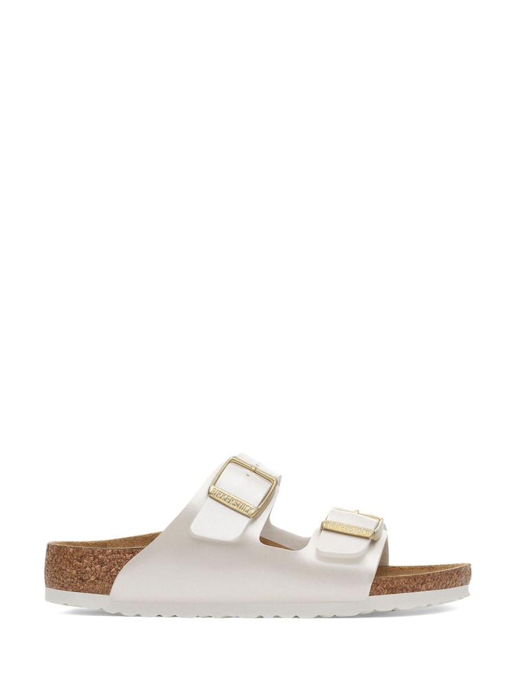 Silfur - Birkenstock Kids Arizona Birko Flor sandalar - Mynd 2 af 3