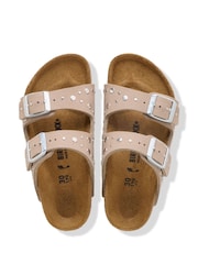 Birkenstock Taupe Brown Kids Arizona Rivets Sandals - Image 3 of 3
