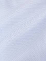 Blue Cotton Rich Shirt, Tie, Cufflink and Lapel Pin Occassion Set - Image 3 of 4