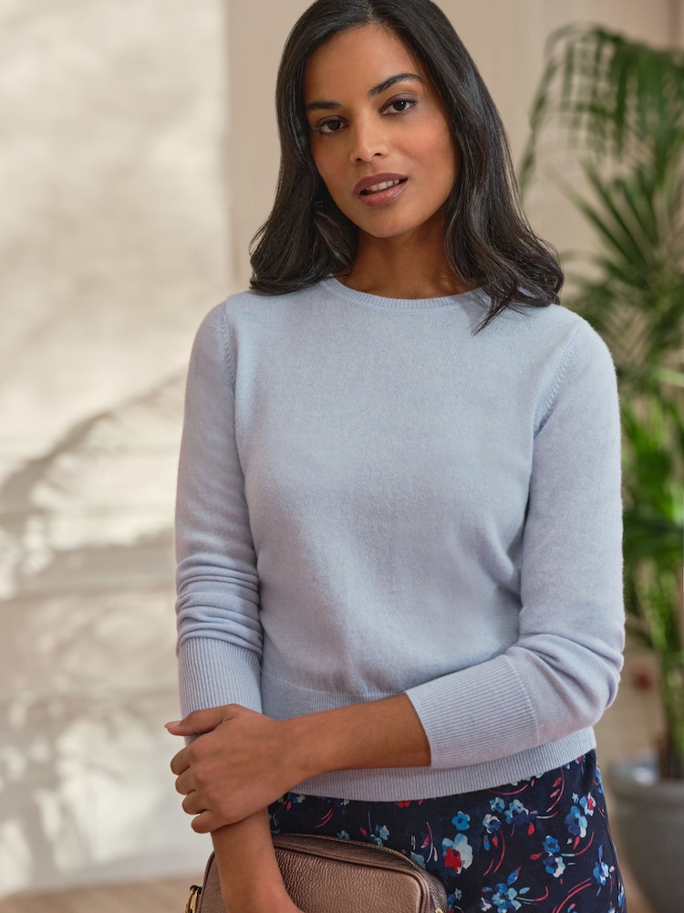 Pure Collection Cashmere Crop Jumper - Image 1 of 3 Pure Collection Cashmere Crop Jumper - Image 1 of 3