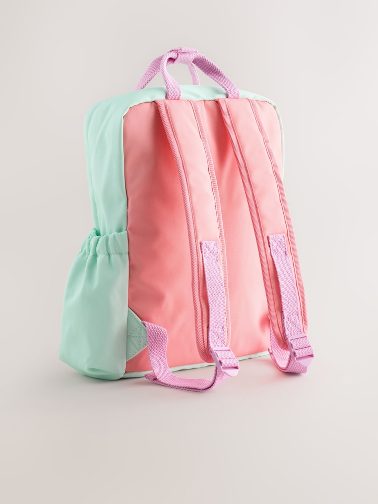 Turquoise/ Pink Backpack - Image 2 of 5