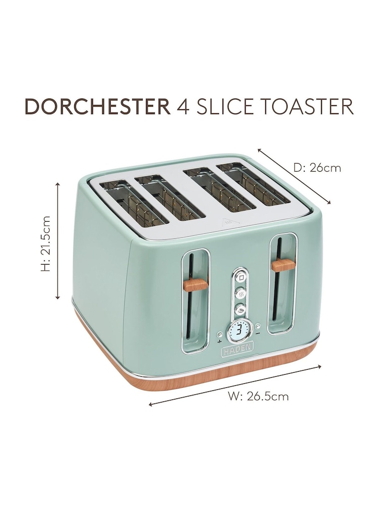 Haden Sage Dorchester 4 Slice Toaster - Image 6 of 6 Haden Sage Dorchester 4 Slice Toaster - Image 6 of 6