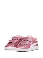 rožnata - športni copati Puma Puma Smash 3.0 Glitz Glam Toddlers' - Slika 3 iz 6