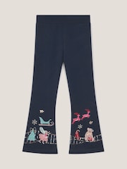 Monsoon Christmas Scene Flare Leggings - Bild 2 von 4