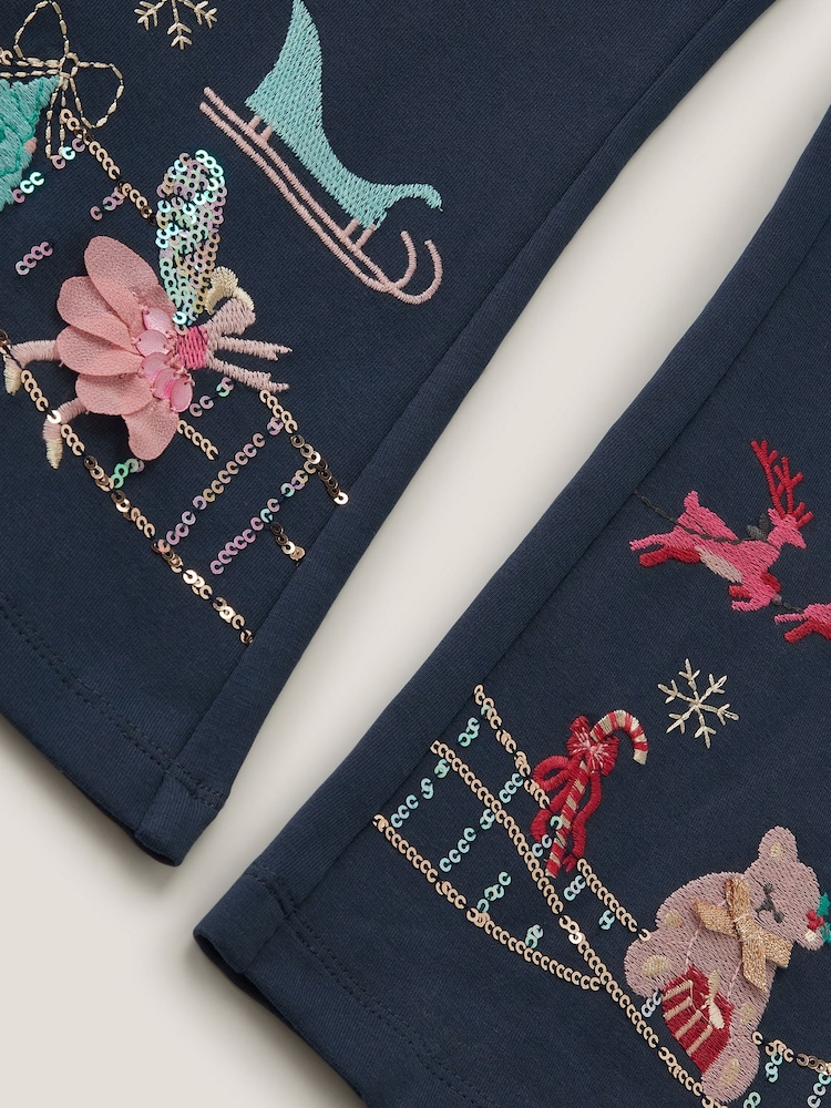 Monsoon Christmas Scene Flare Leggings - Bild 4 von 4