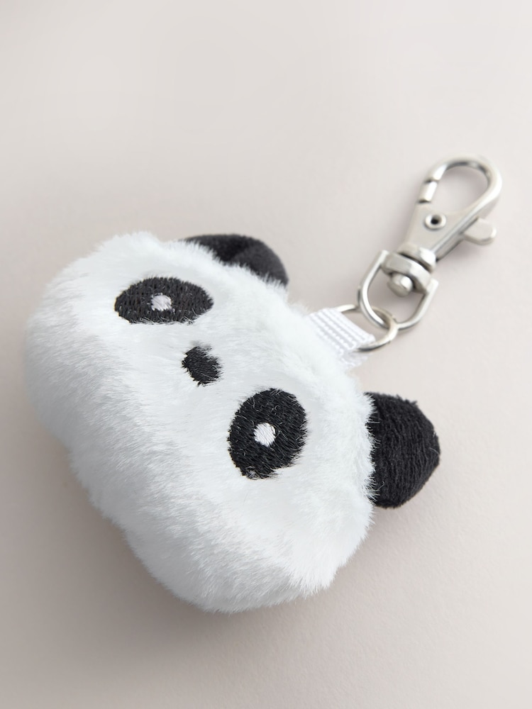 Black Polka Dot Panda Keyring Pocket Backpack - Image 6 of 6
