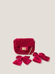 Monsoon Velvet Mini Bag & Hair Clips Set - Bild 1 von 4