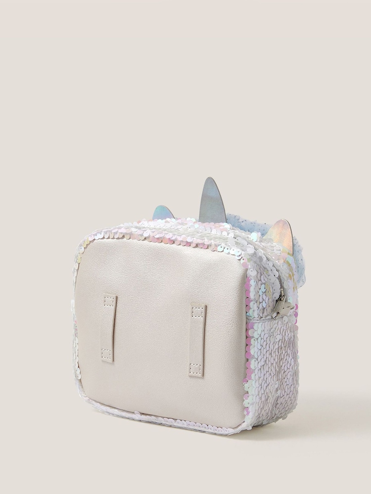Monsoon Blue Unicorn 2-In-1 Sequin Crossbody Bag - Image 2 of 4