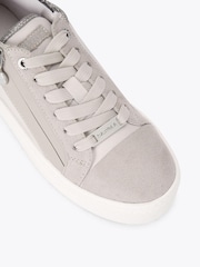 Carvela Grey Statement Zip Trainers - Image 3 of 4