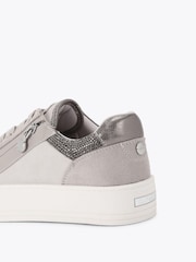 Carvela Grey Statement Zip Trainers - Image 4 of 4