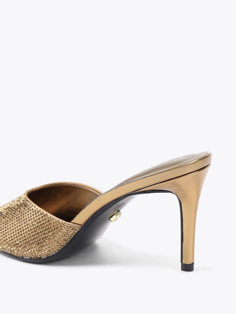 Carvela Brown Silvia Mule Sandals - Image 4 of 4 Carvela Brown Silvia Mule Sandals - Image 4 of 4