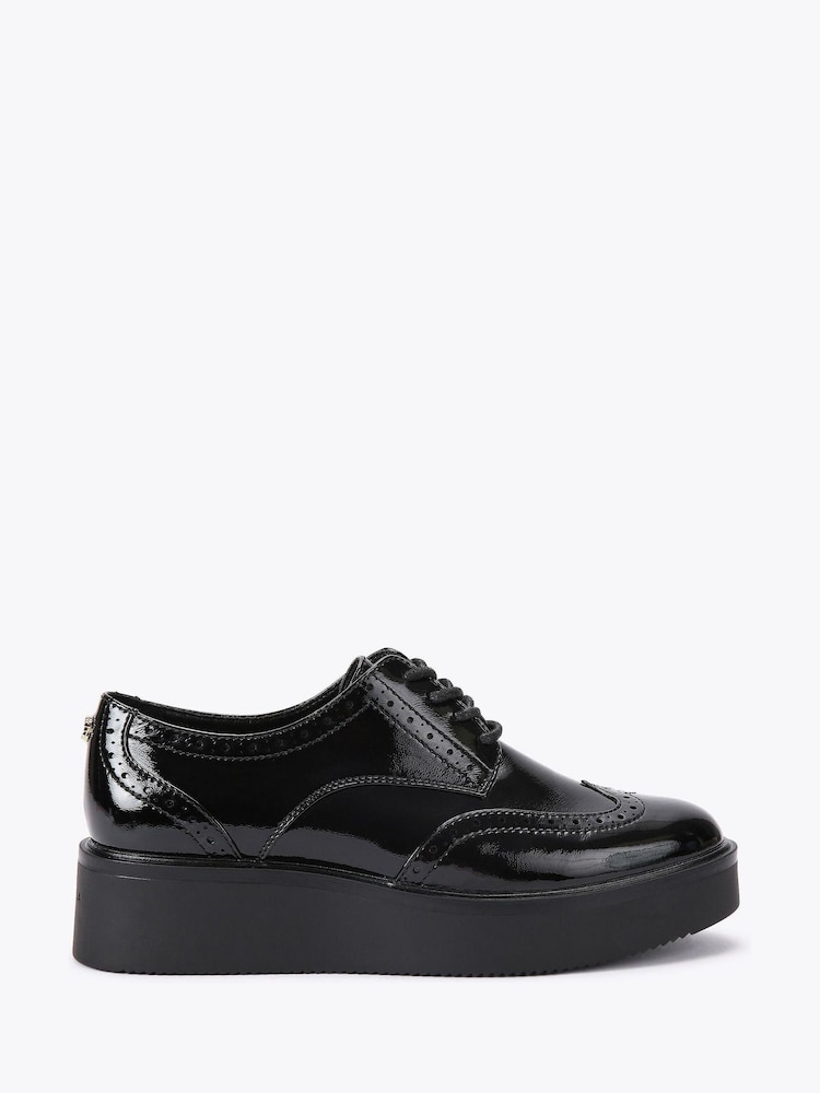 Carvela Black Strada Brogue Shoes - Image 1 of 4 Carvela Black Strada Brogue Shoes - Image 1 of 4