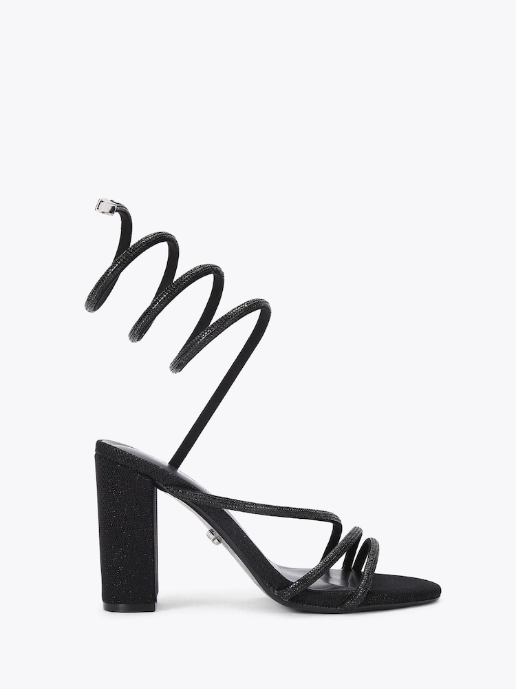 Carvela Swirly Block Heel Sandals - Imagem 1 de 4