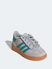 adidas originals Grey Handball Spezial Comfort Closure Elastic Laces Infant Trainers - Image 1 of 10