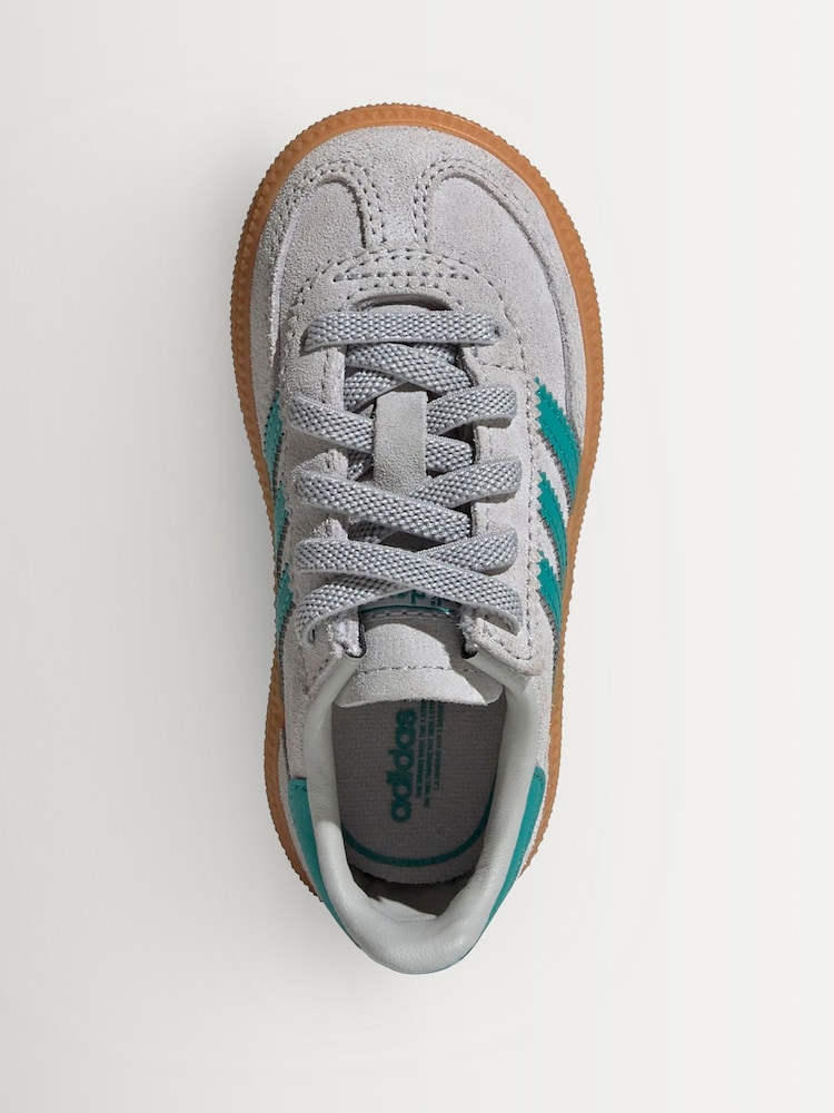 adidas gazelle silver green womens  Adidas Handball Spezial Core Black Grey Four Gum (GY7406)