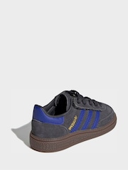 adidas Originals Black/Navy Handball Spezial Comfort Closure Elastic Lace Infant Trainers - Image 4 of 10