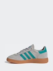 adidas Originals Grey/Green Handball Special Kids Trainers - Image 3 of 10