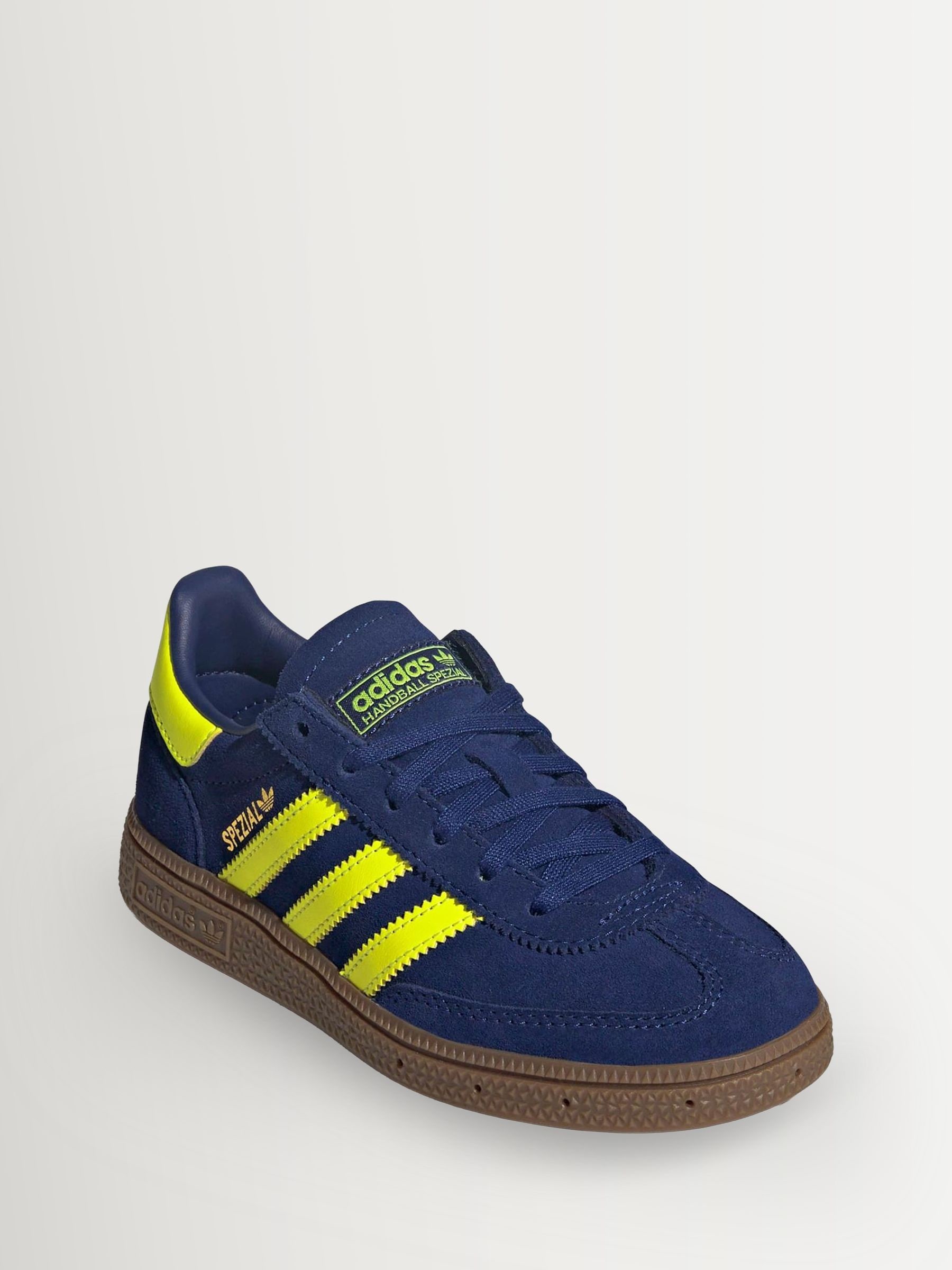 Buy adidas Originals Navy/Yellow Handball Spezial Trainers from